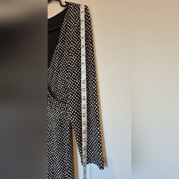 Chaps Monochrome Patterned Dress - Picture 8 of 8